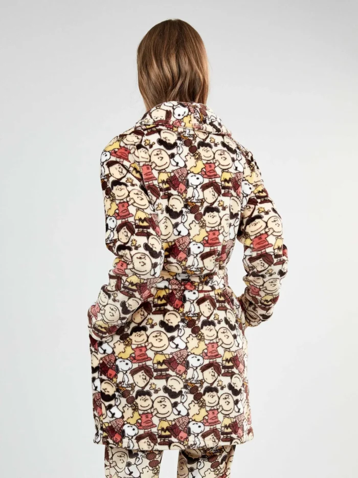 VESTAGLIA IN MORBIDISSIMO TESSUTO CORAL CON STAMPA SNOOPY - immagine 4