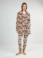 VESTAGLIA IN MORBIDISSIMO TESSUTO CORAL CON STAMPA SNOOPY - immagine 5