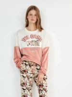 PIGIAMA DONNA GISELA IN CORAL TOM & JERRY - immagine 2